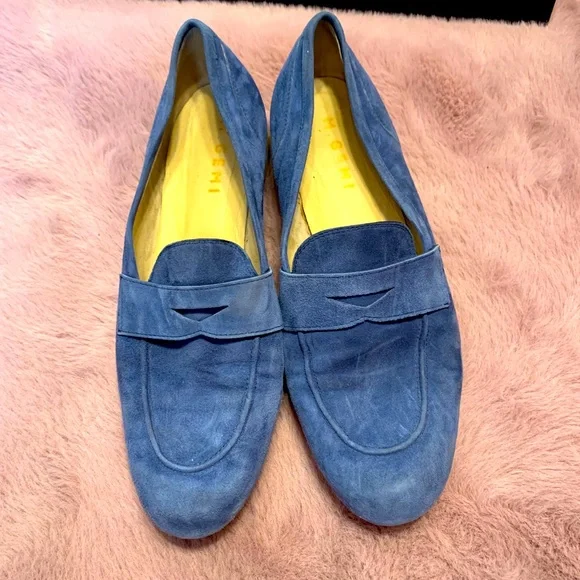 M. Gemi | Shoes | M Gemi Suede Blue Loafers | Poshmark display picture 1